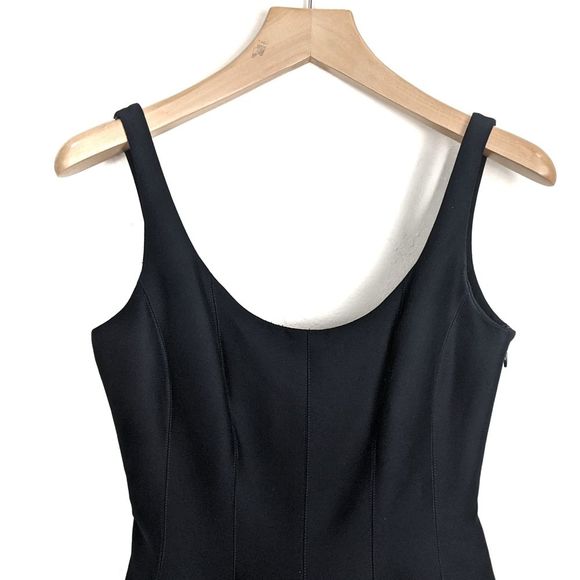 Halston Heritage Silk Faille Tulip Skirt Dress - Picture 4 of 5